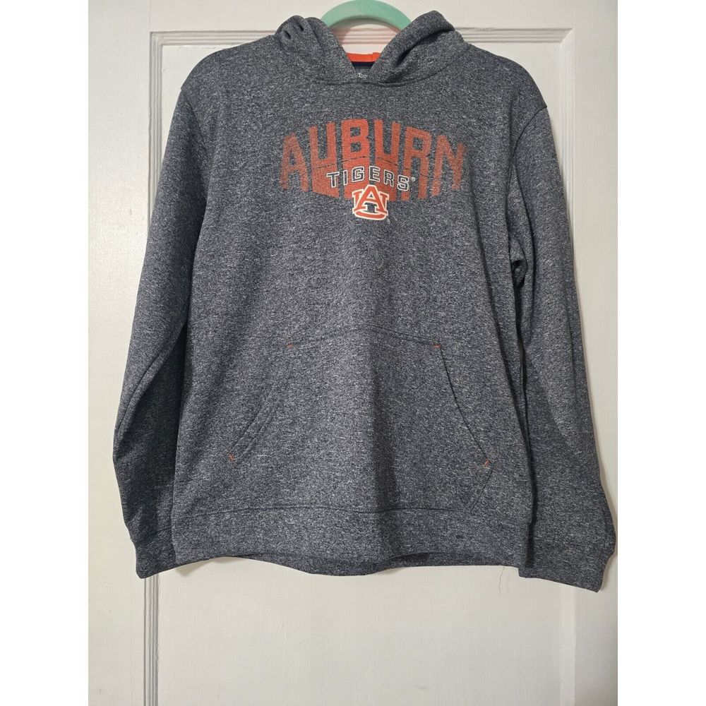 Auburn University Tigers Champion Pullover Sweatshirt Hoodie Youth XL Gray